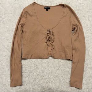 Brave Soul London Tie Front Top